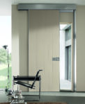 vela porte blindee coulissante par l'atelier Bertoli sur mesure de luxe