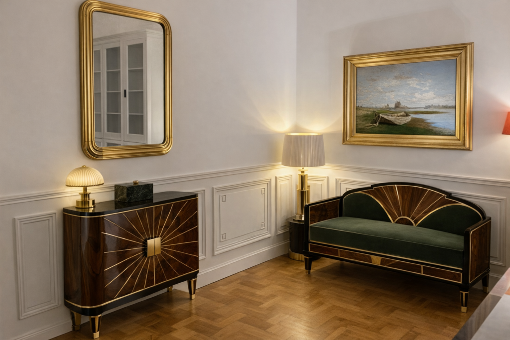 Boiserie murale lambris ART DÉCO BERTOLI