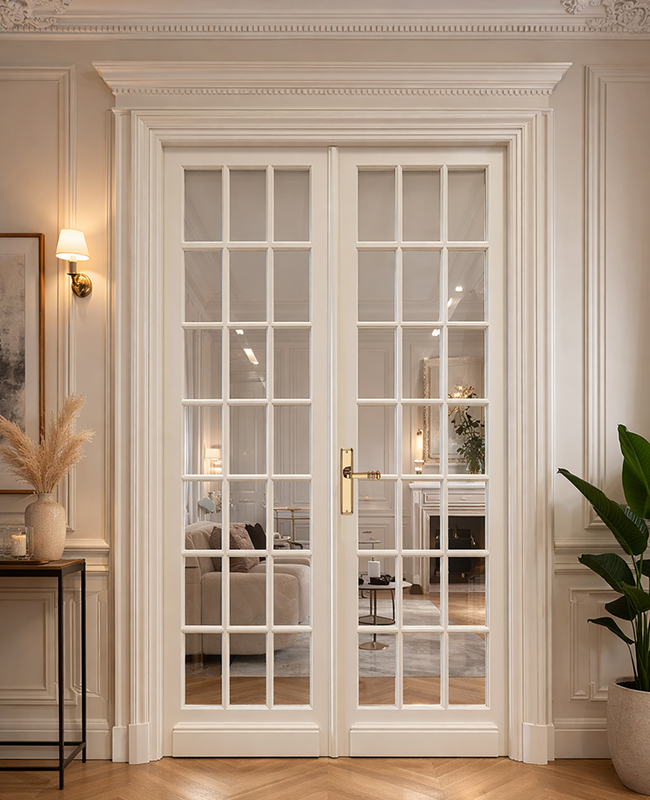 Ensemble vitré Haussmannien, double vantaux